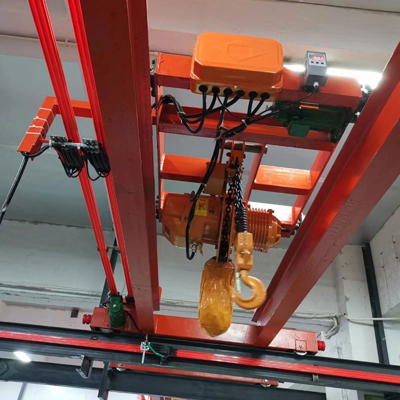 Hand Driving Double Beam Bridge Crane