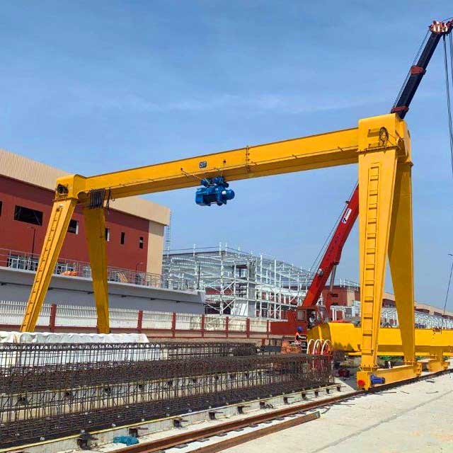 MH Single Girder Gantry Crane With Electric Hoist