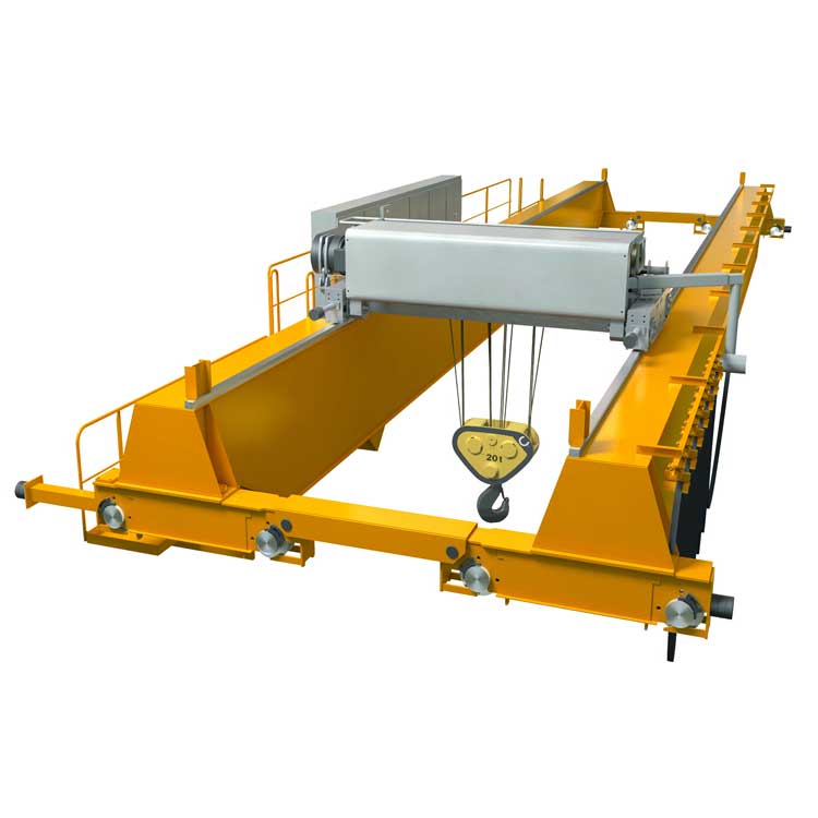 20T QD Double Girder Overhead Crane with Hook for USA Client