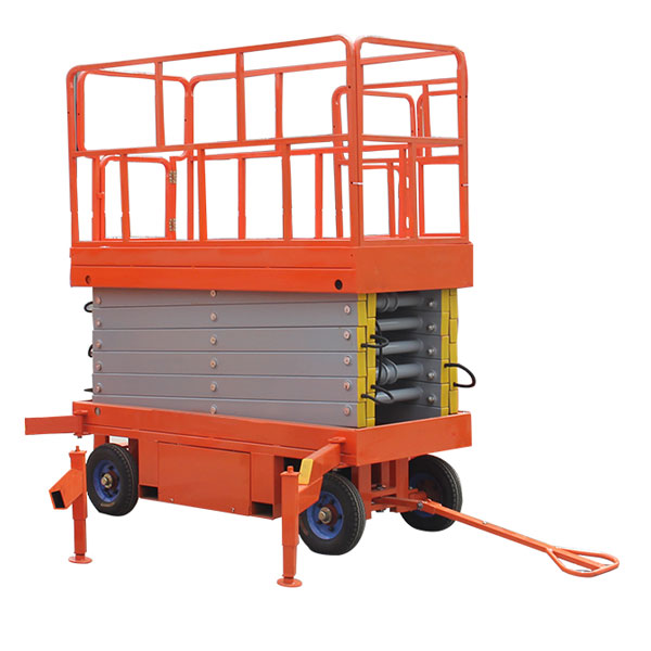 Customized Mobile Scissor Lift AIDA/QE0.8-10 for Thailand Client