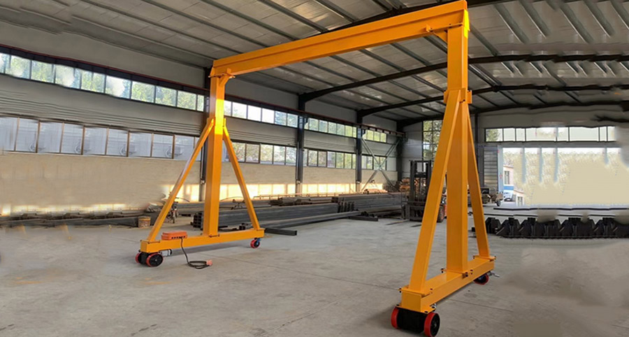 3 ton Portable gantry crane order from Indonesia