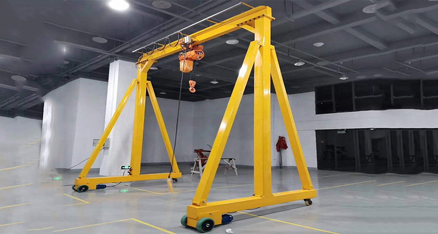 3 ton Portable gantry crane order from Indonesia