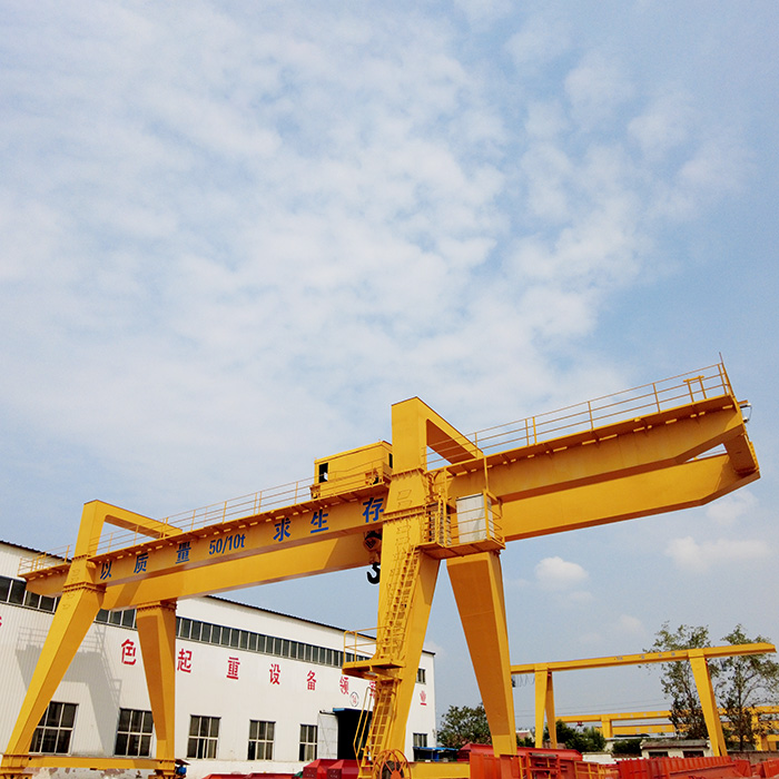 Double girder box frame gantry crane