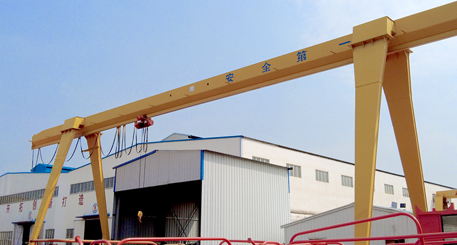 15 ton electric gantry crane project in Singapore