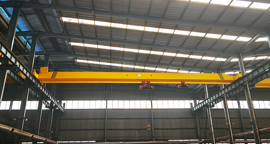 Order of 10 ton overhead crane and 5 ton electric hoist