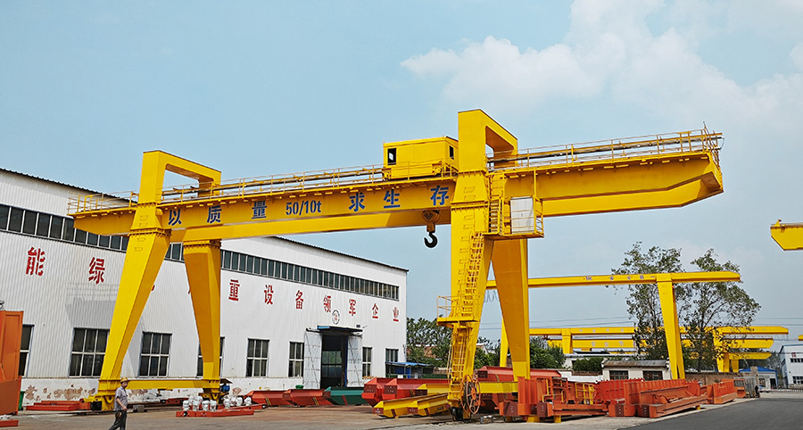 Double girder box frame gantry crane