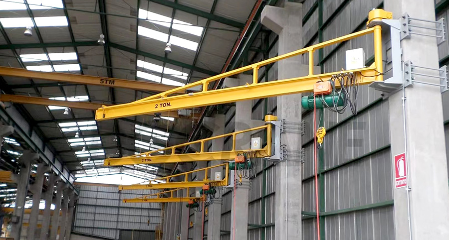 3 ton wall mounted jib crane order to Singapore